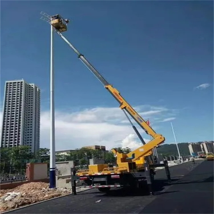 安阳维修路灯的曲臂升降车出租