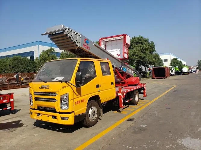 安阳附近云梯车出租 砂石搬运